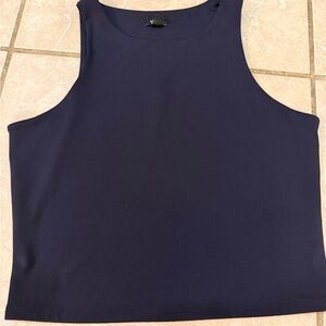 Express Dark Blue Body Contour Top